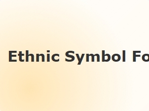 Ethnic Symbol Fonts for Book Cover Illustrations