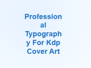 Professional Typography for Kdp Cover Art